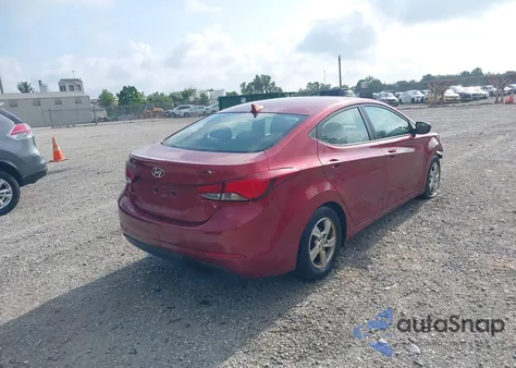 2014 Hyundai Elantra Se из США, поврежденный, VIN 5NPDH4AEXEH512404